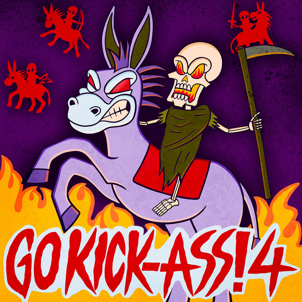 Couverture de l'album Compilation - Go Kick-Ass! 4